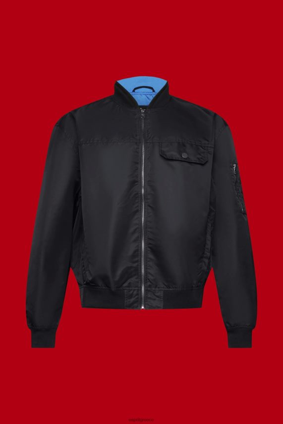 άνδρες Esprit μαύρος bomber jacket μπουφάν 0J044P676