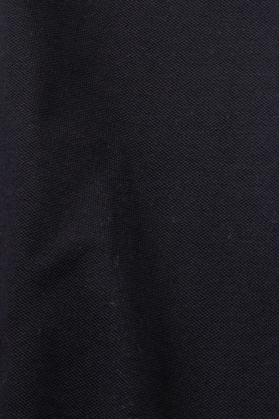 άνδρες Esprit μαύρος μπλουζάκι πόλο από βαμβακερό δίχτυ πόλο 0J044P566