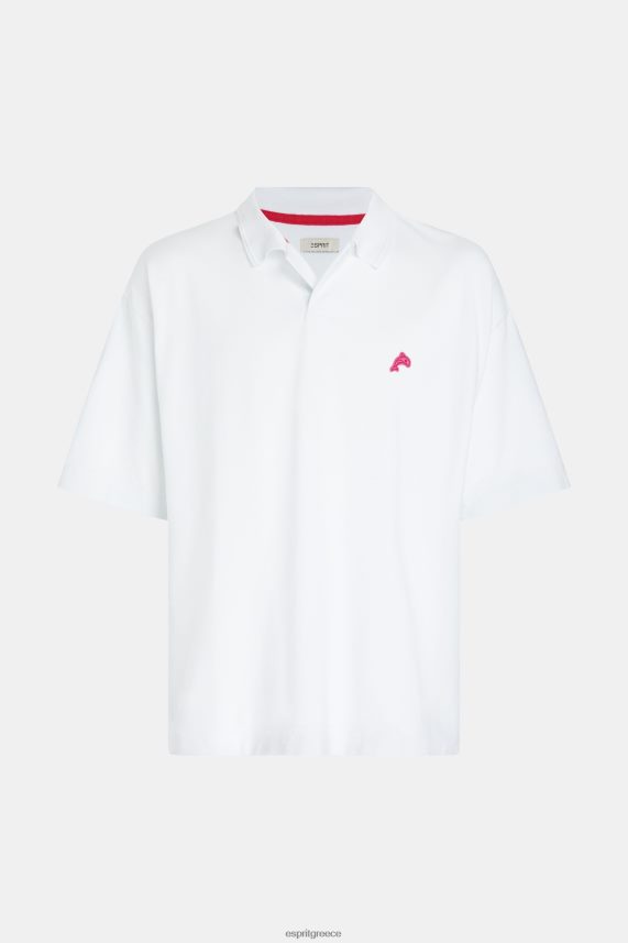 άνδρες Esprit άσπρο δελφίνι τένις κλαμπ χαλαρό πόλο πόλο 0J044P877