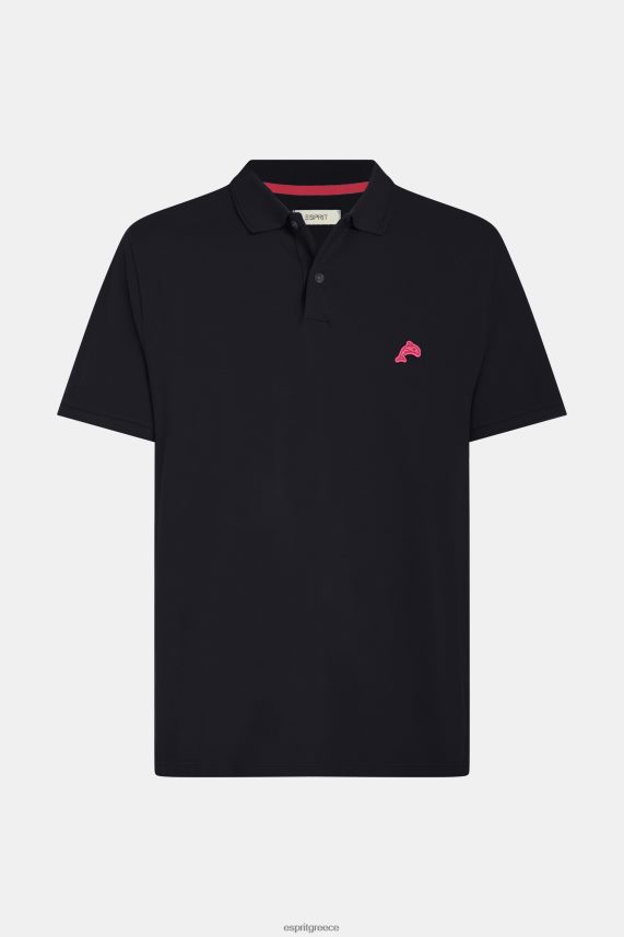 άνδρες Esprit μαύρος κλαμπ τένις δελφινιών κλασικό πόλο πόλο 0J044P891
