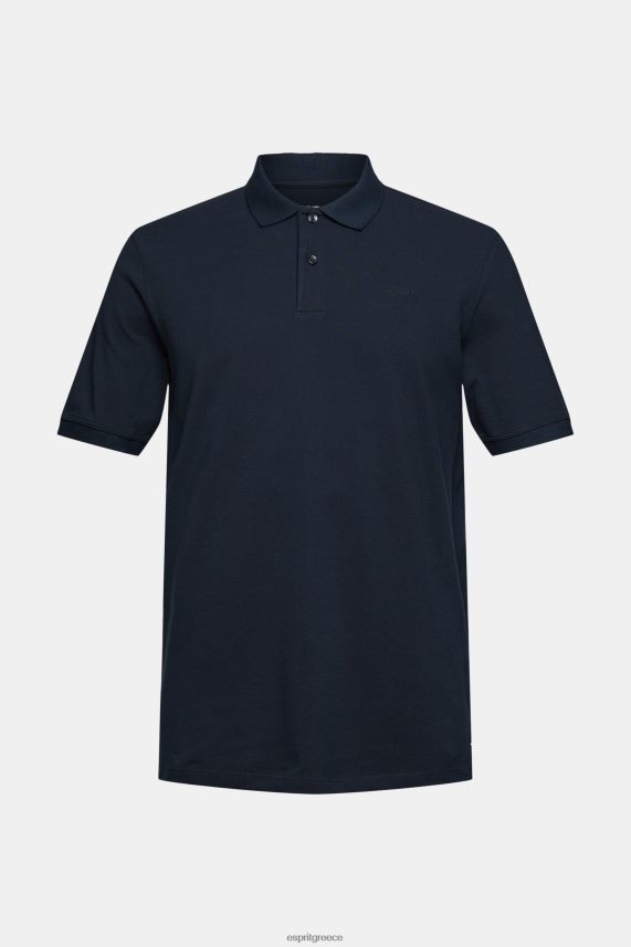 άνδρες Esprit ΠΟΛΕΜΙΚΟ ΝΑΥΤΙΚΟ βαμβακερό πικέ πόλο μπλουζάκι pima πόλο 0J044P925