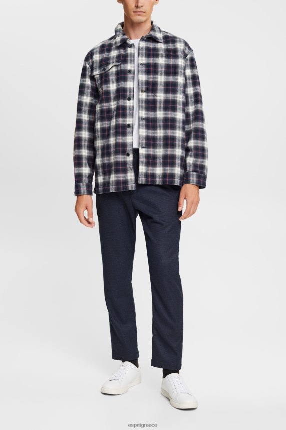 άνδρες Esprit σκούρο μπλε παντελόνι κοστούμι με υφή παντελόνι & παντελόνι 0J044P880