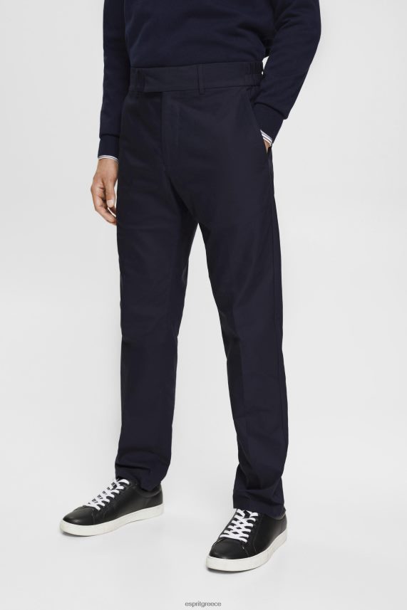 άνδρες Esprit ΠΟΛΕΜΙΚΟ ΝΑΥΤΙΚΟ slim fit παντελόνι με λάστιχο στη μέση παντελόνι & παντελόνι 0J044P691