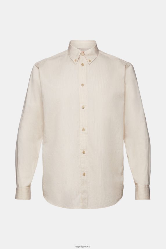 άνδρες Esprit άμμος βαμβακερό πουκάμισο ποπλίνα πουκάμισα 0J044P574