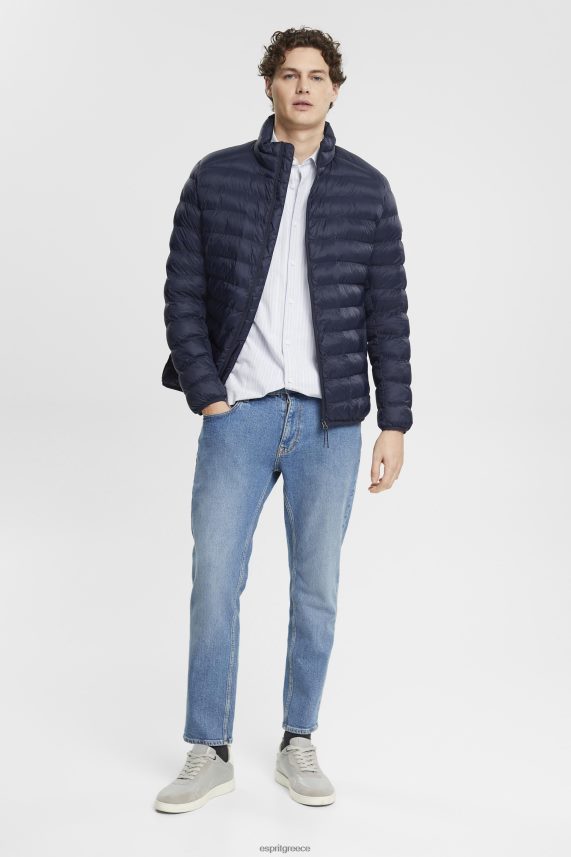 άνδρες Esprit γαλάζιο ριγέ πουκάμισο πουκάμισα 0J044P686