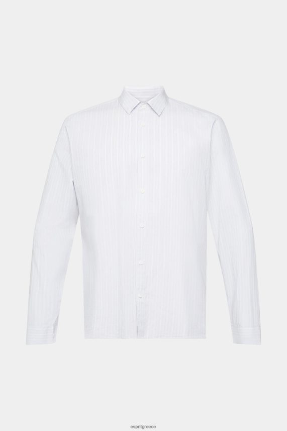 άνδρες Esprit γαλάζιο ριγέ πουκάμισο πουκάμισα 0J044P686