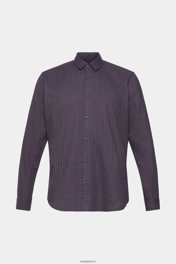 άνδρες Esprit ΠΟΛΕΜΙΚΟ ΝΑΥΤΙΚΟ καρό πουκάμισο με λεπτή εφαρμογή πουκάμισα 0J044P689