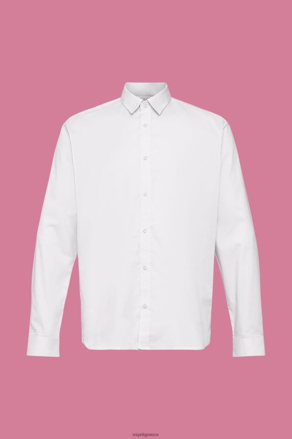 άνδρες Esprit γαλάζιο βιώσιμο βαμβακερό πουκάμισο πουκάμισα 0J044P832