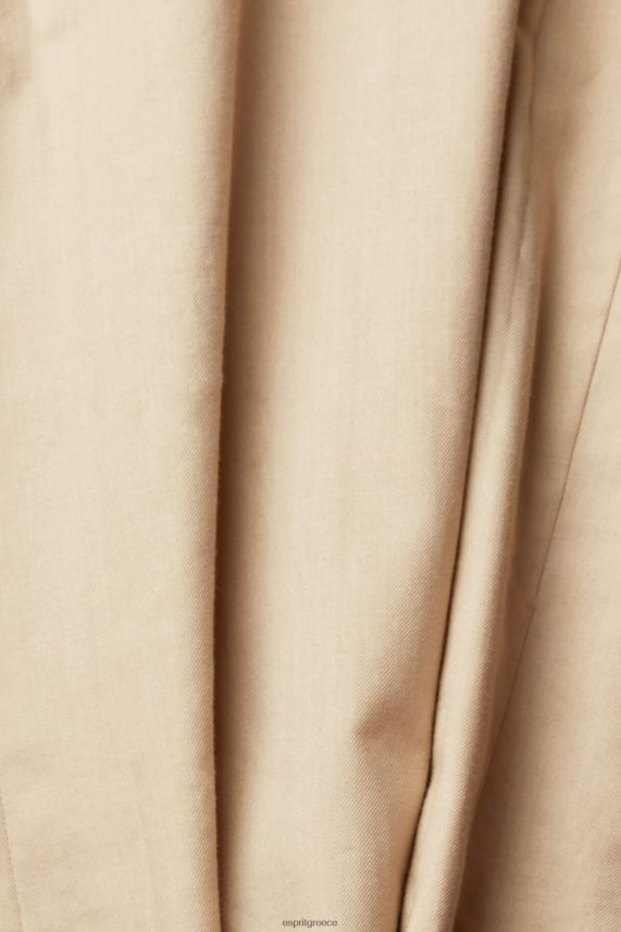 άνδρες Esprit κρεμ μπεζ πουκάμισο σε λεπτή εφαρμογή πουκάμισα 0J044P854