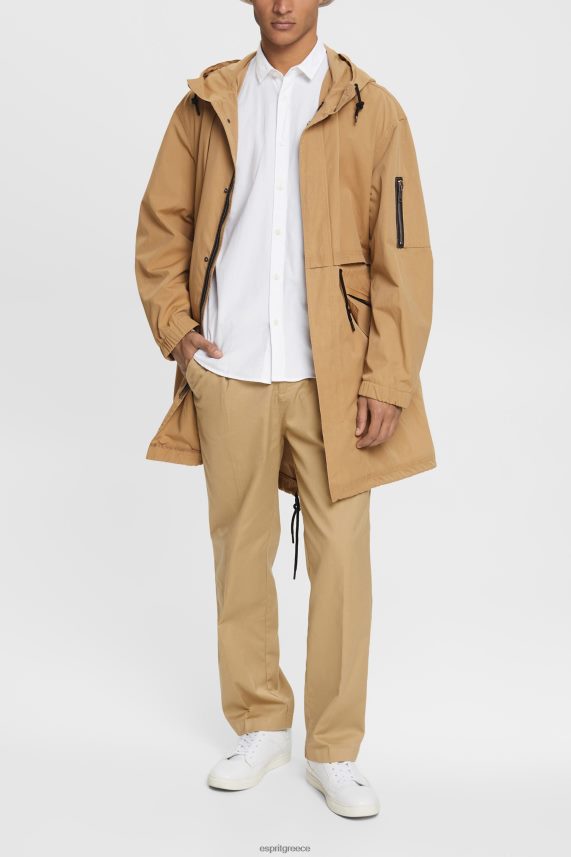 άνδρες Esprit άσπρο πουκάμισο σε λεπτή εφαρμογή πουκάμισα 0J044P883