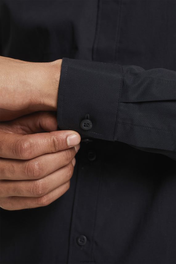 άνδρες Esprit μαύρος πουκάμισο πουκάμισα 0J044P900