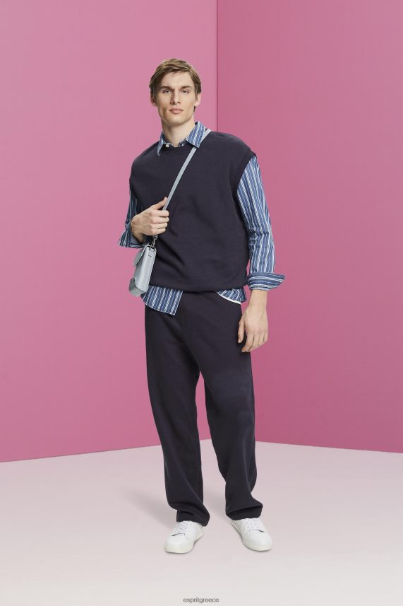 άνδρες Esprit πάγος slim fit τζιν πουκάμισο με ρίγες πουκάμισα 0J044P716