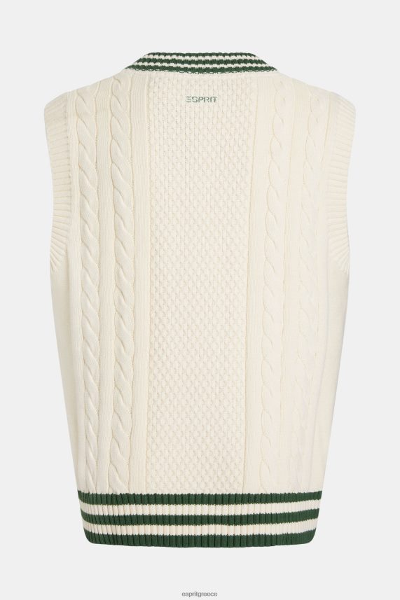 άνδρες Esprit σμαραγδί πράσινο κολεγιακό πουλόβερ πουλόβερ 0J044P811