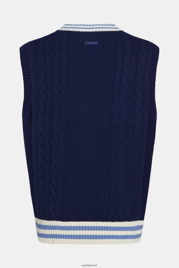 άνδρες Esprit μελάνι κολεγιακό πουλόβερ πουλόβερ 0J044P812