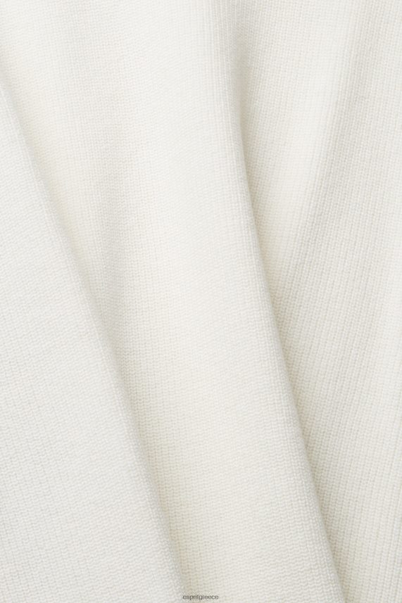 άνδρες Esprit υπόλευκο φανελάκι με δύο ρίγες πουλόβερ 0J044P841