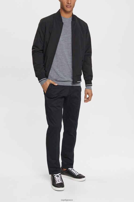 άνδρες Esprit γκρί πλεκτό μάλλινο πουλόβερ πουλόβερ 0J044P907