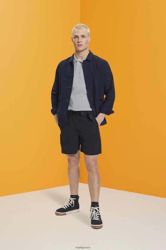 άνδρες Esprit μαύρος σορτς με ενσωματωμένη ζώνη σορτς 0J044P671