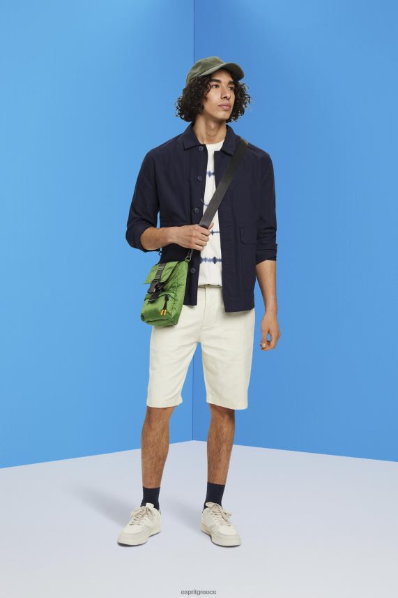 άνδρες Esprit κρεμ μπεζ σορτς σε στυλ chino σορτς 0J044P750